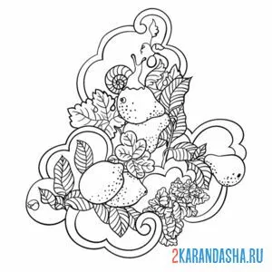 Раскраска лимонный набор