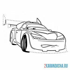 Раскраска буст тачки