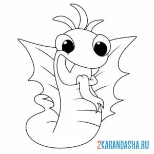 Раскраска гарден банбана монстр 2