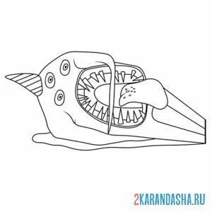 Раскраска набнаб сад банбана