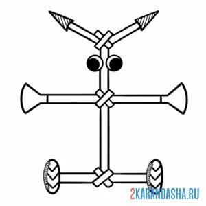 Раскраска мистер кабоб банбан