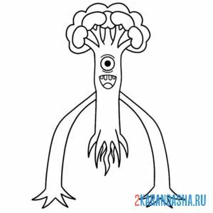 Раскраска tall victor банбан