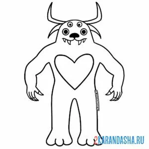 Раскраска dr. fluffypants банбан