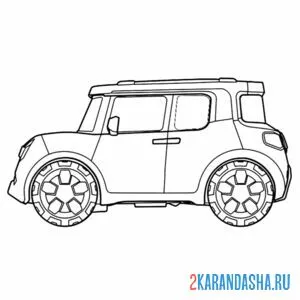 Раскраска тобот evolutinon х машина