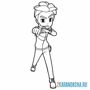 Раскраска дилан