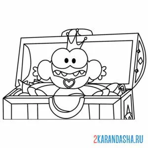 Раскраска ам-няма сундук