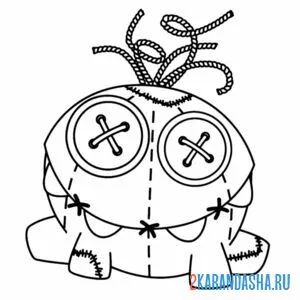 Раскраска ам-няма игрушка