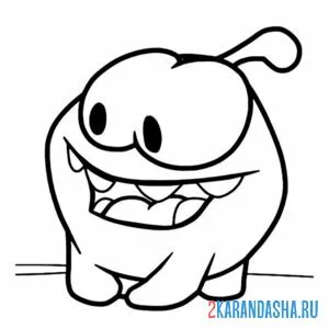 Раскраска ам-няма смеется