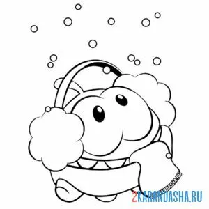 Раскраска ам-няма зимой