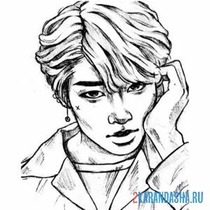 Раскраска стрей кидс член группы