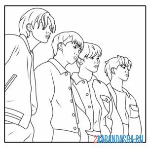 Раскраска стрей кидс вторая половина группы