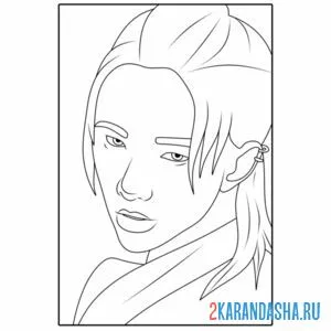 Раскраска стрей кидс взгляд