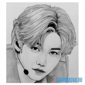 Раскраска стрей кидс портрет