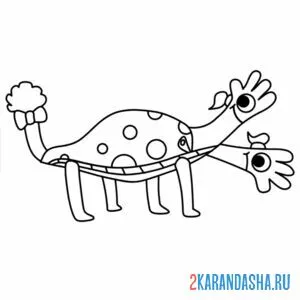 Раскраска hagudaki & damataki банбан