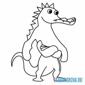 Раскраска мистер дэнтист банбан