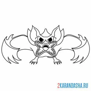 Раскраска nighty boo's mom банбан