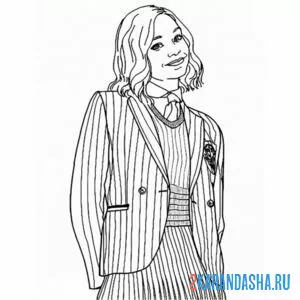 Раскраска энид синклер