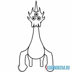 Раскраска единорог тейлор банбан