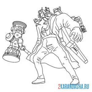 Раскраска титан камерамэн апгрейд новый