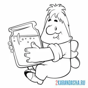 Раскраска карлсон