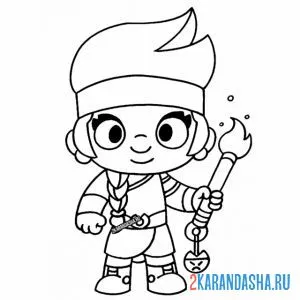 Раскраска амбер обычный скин