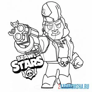 Раскраска булл б-800 скин