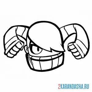 Раскраска эдгар боец