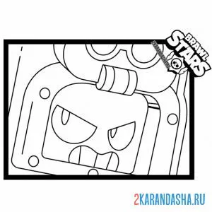 Раскраска эш эмодзи браво старс