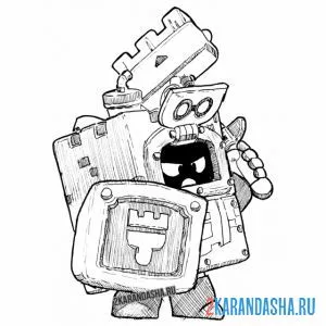 Раскраска эш рисунок