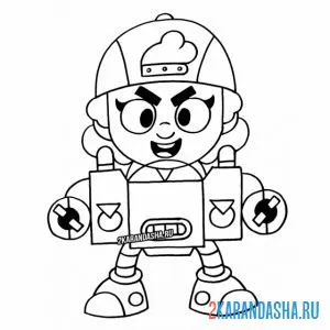 Раскраска мэг разрушитель