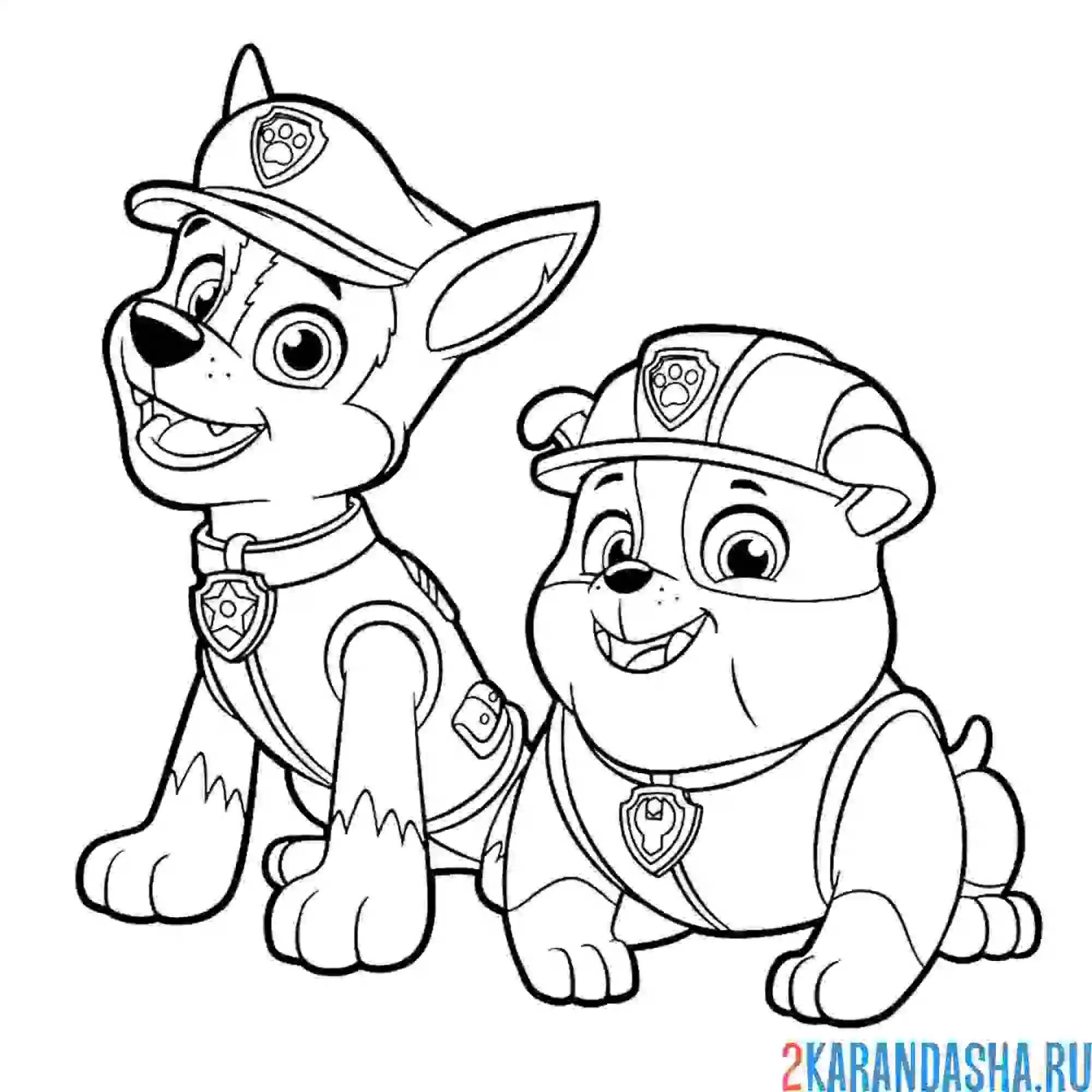 Раскраска гонщик и крепыш