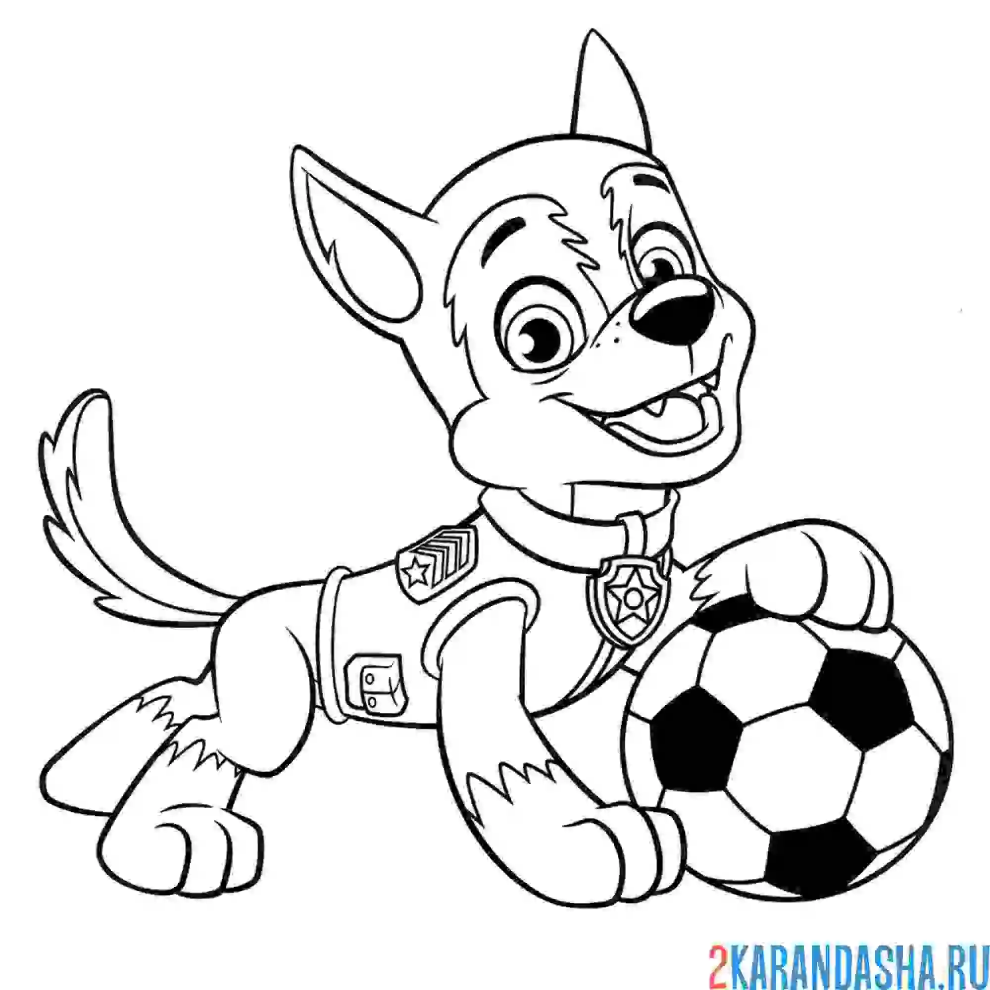 Раскраска гонщик играет в мяч