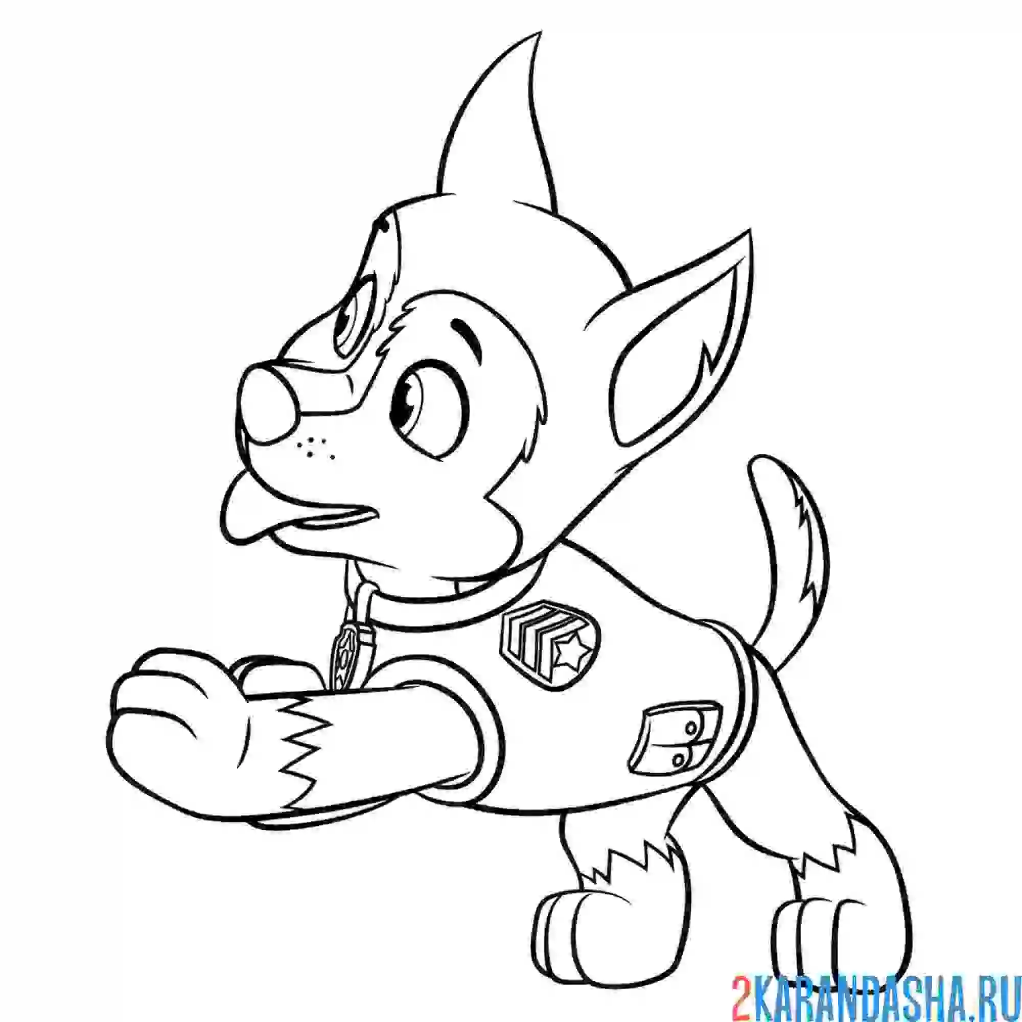 Раскраска гонщик вышел на службу