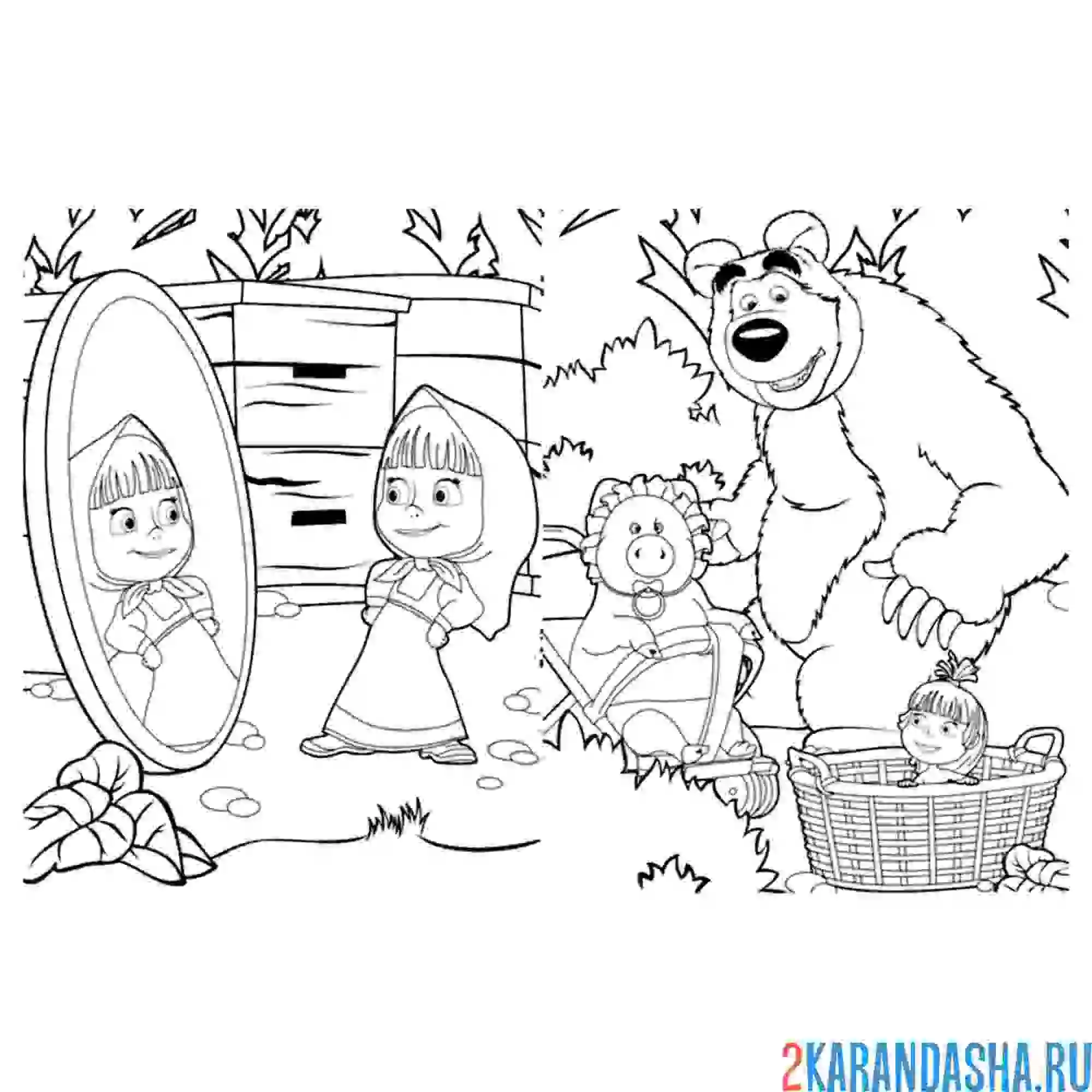 Раскраска новая серия