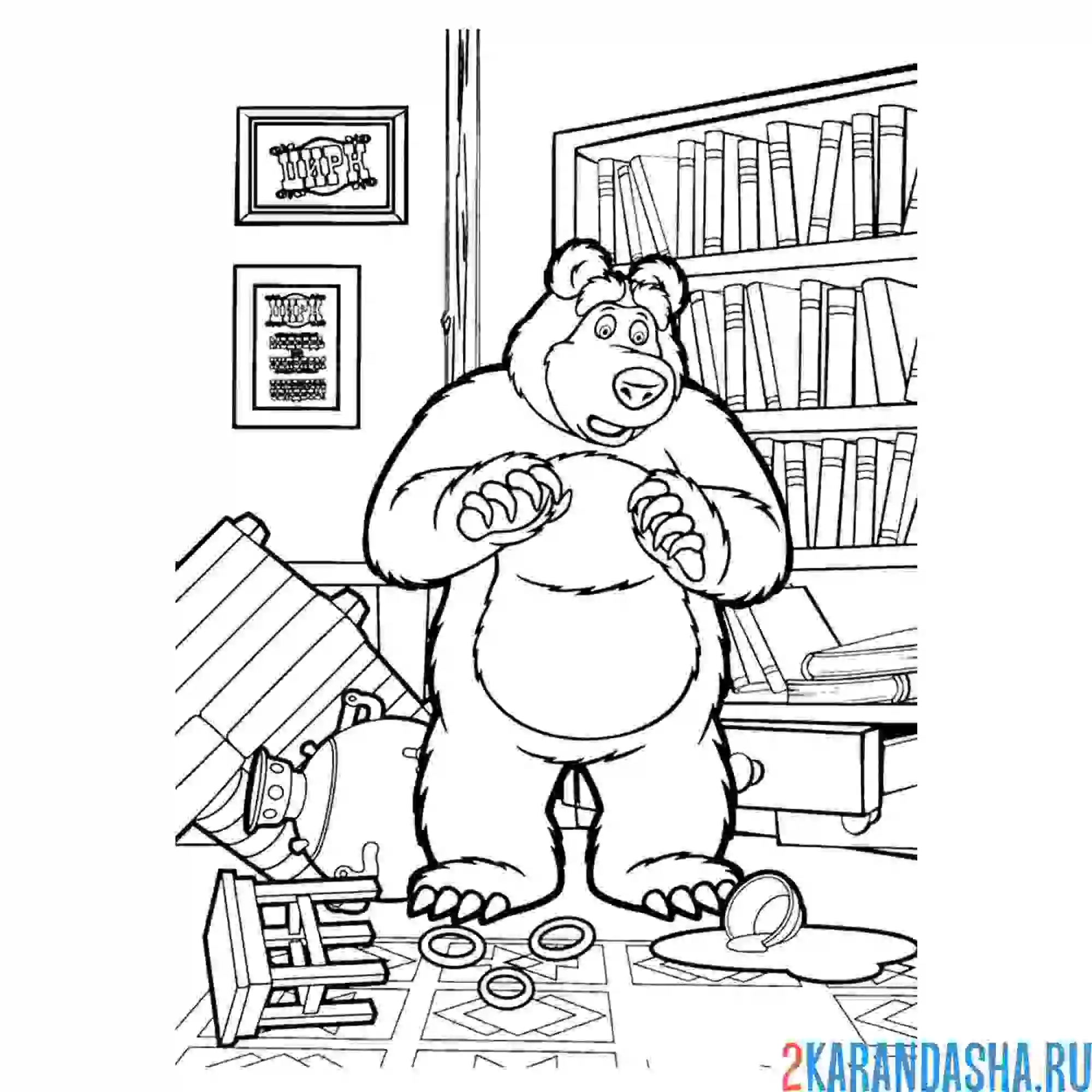 Раскраска погром