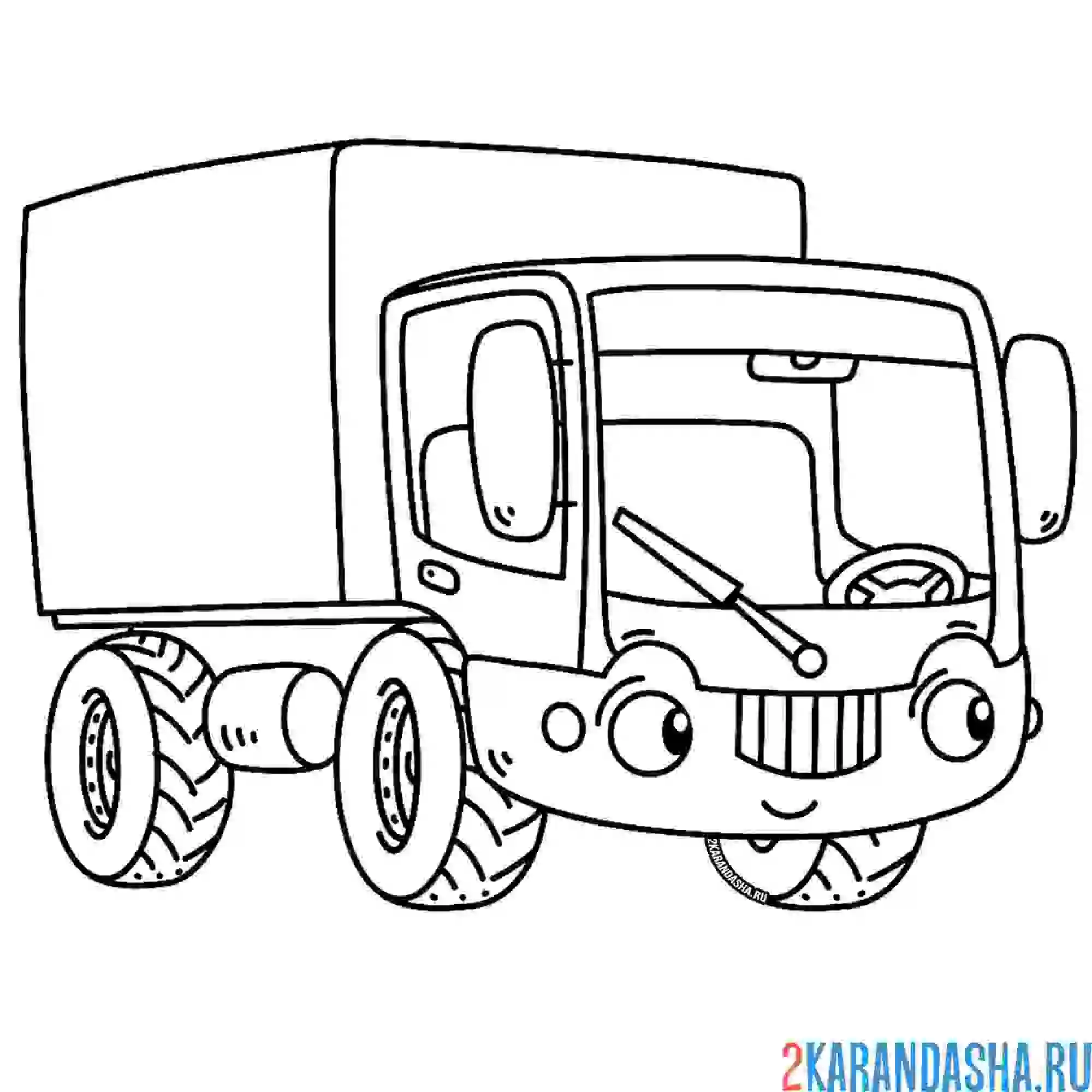 Раскраска с кузовом