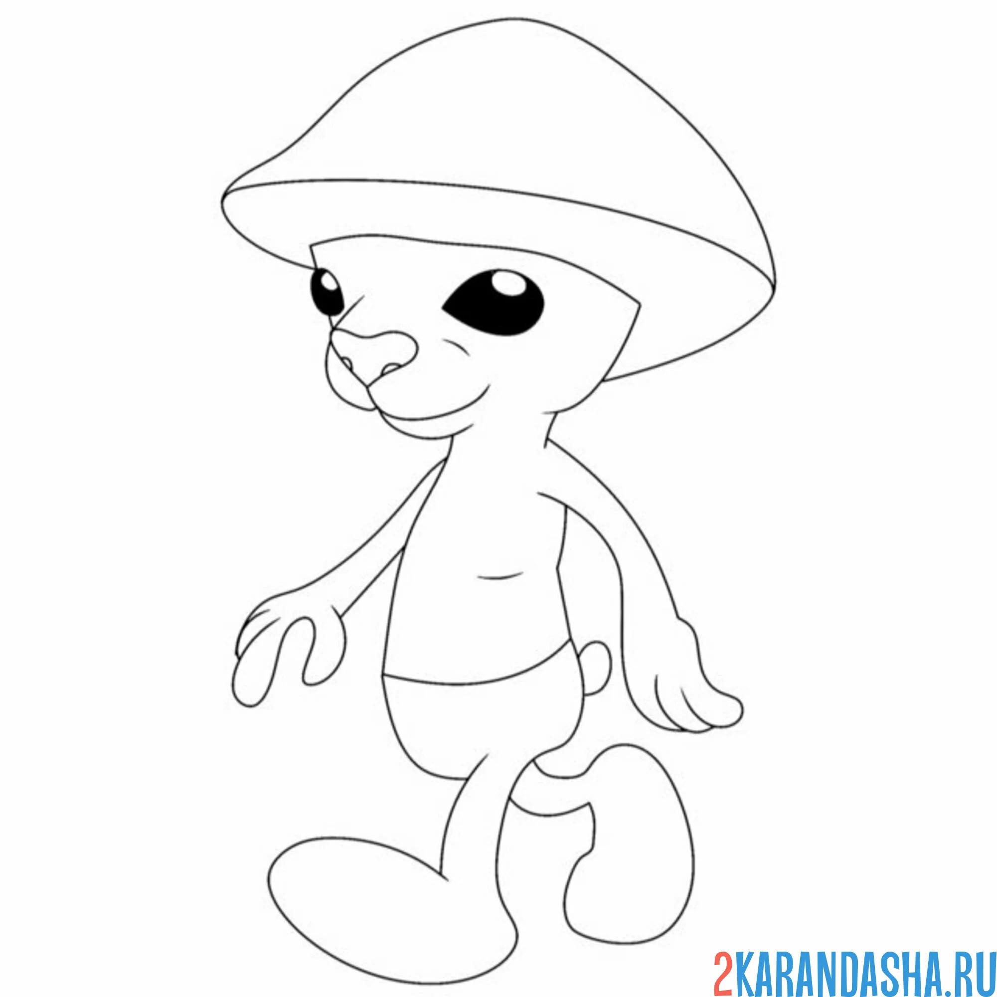 Раскраска шайлушай турист