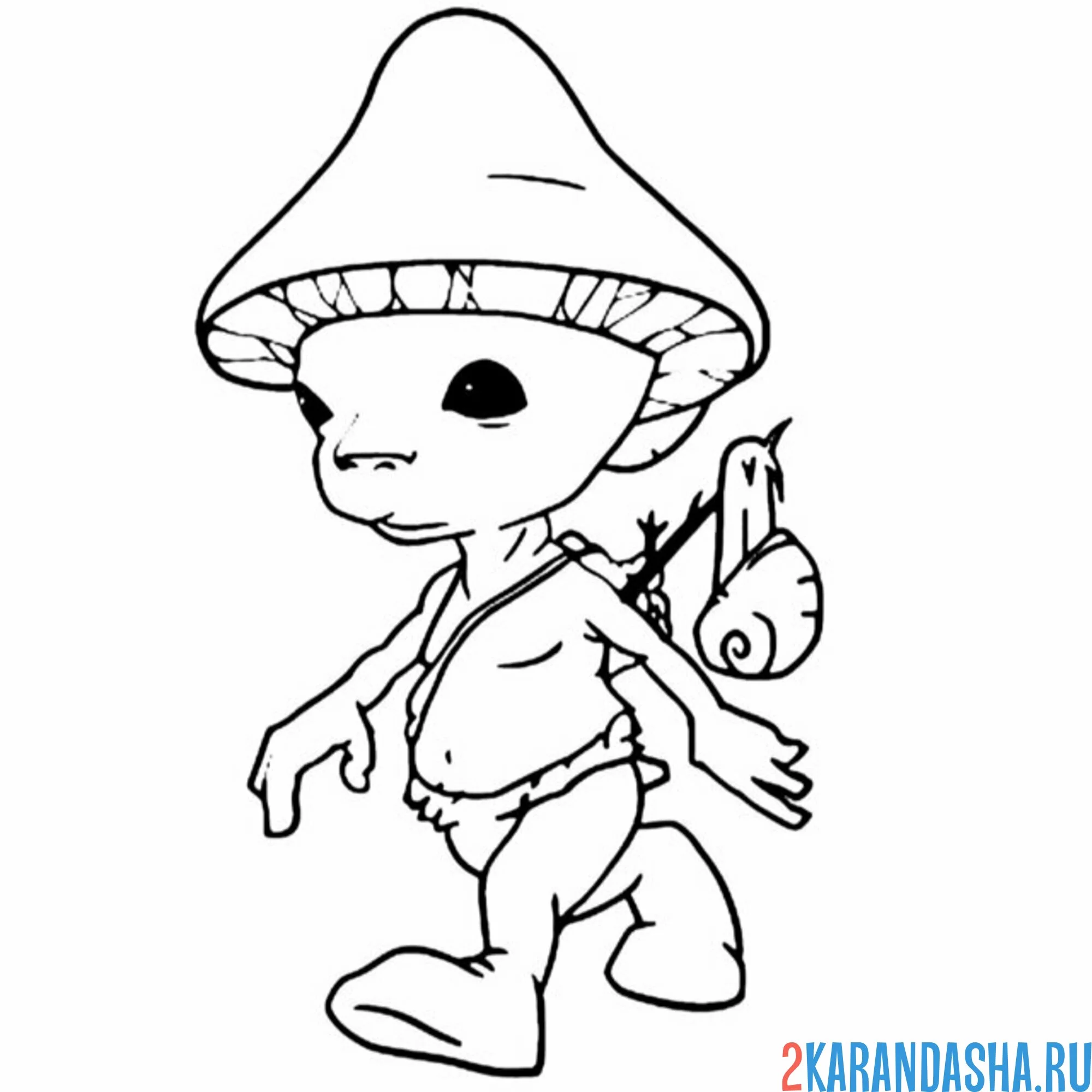 Раскраска шайлушай ушел