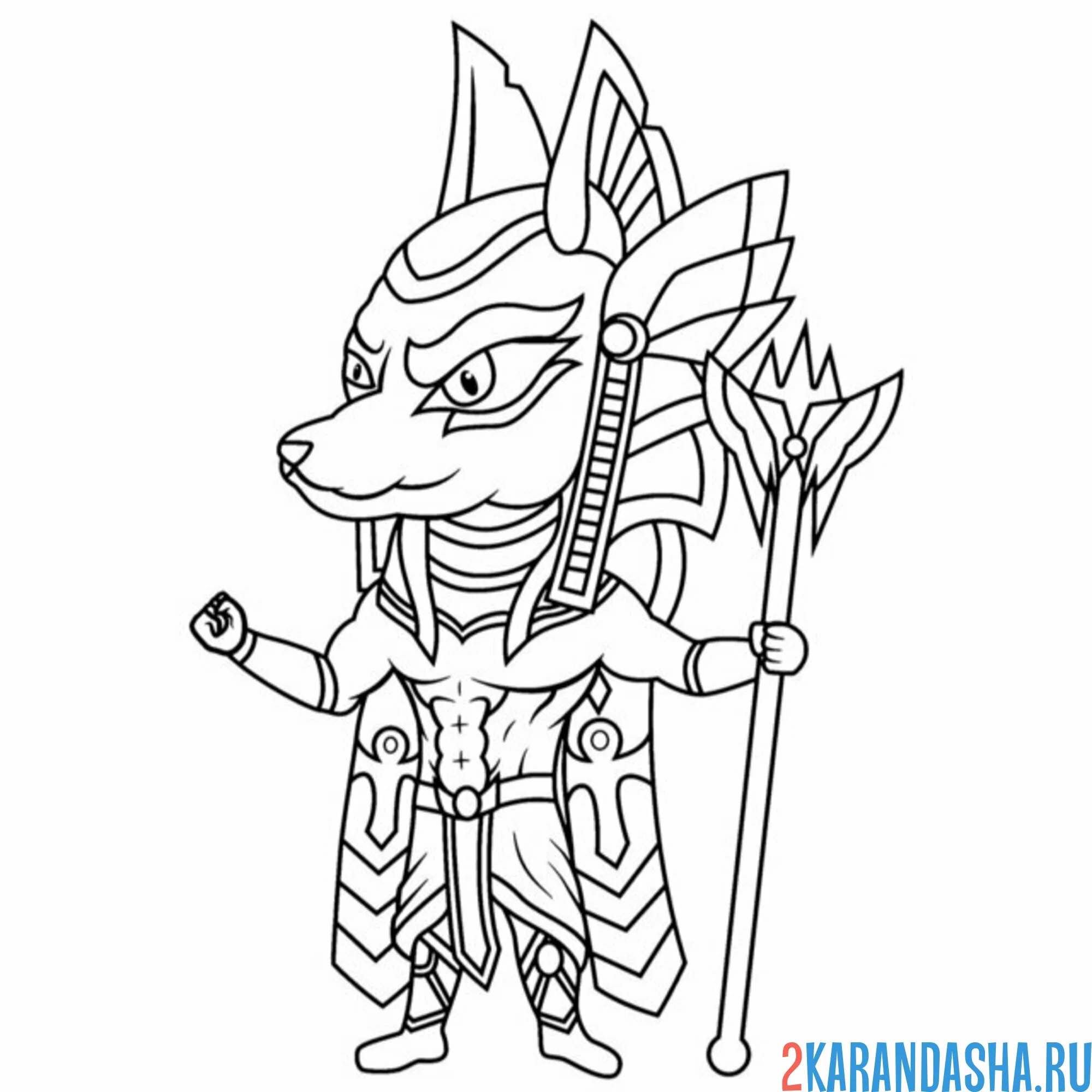 Раскраска маска волка оборотень