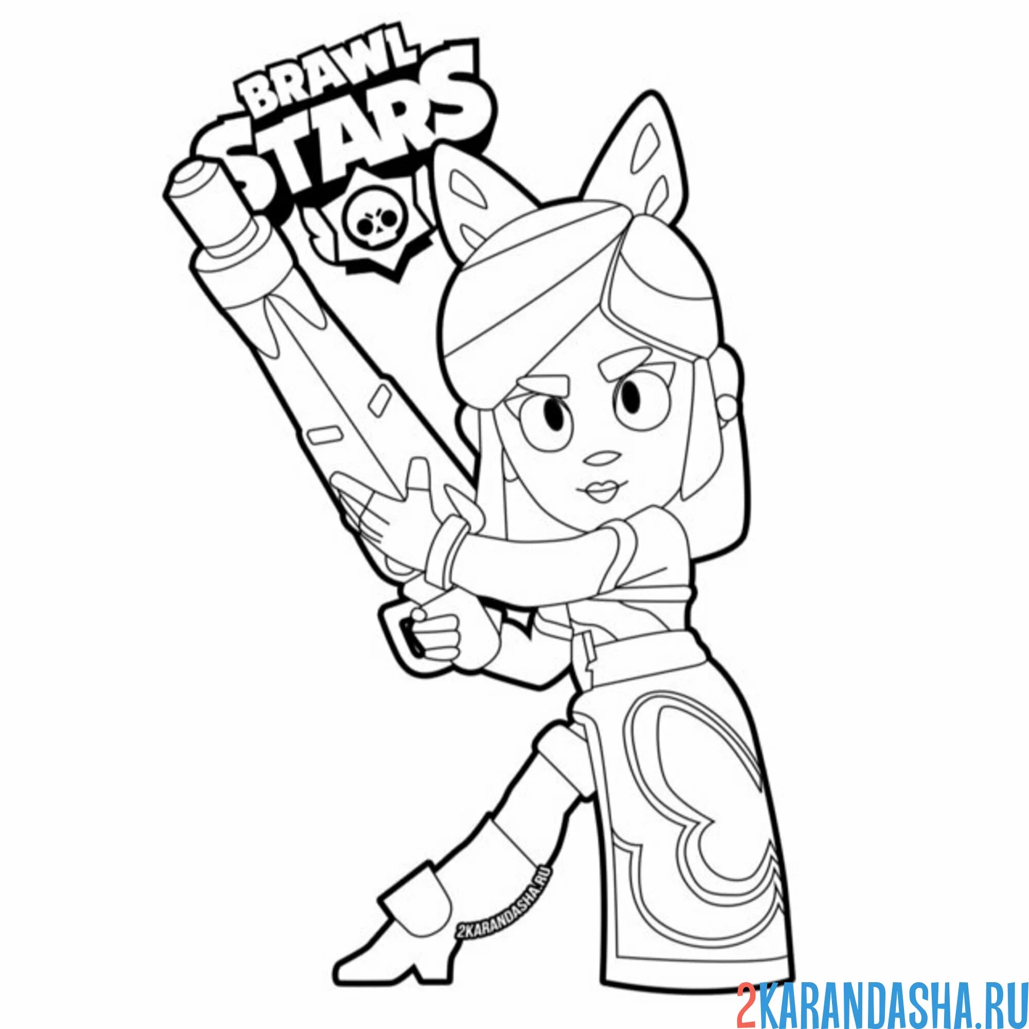 Раскраска бабочка пайпер браво старс