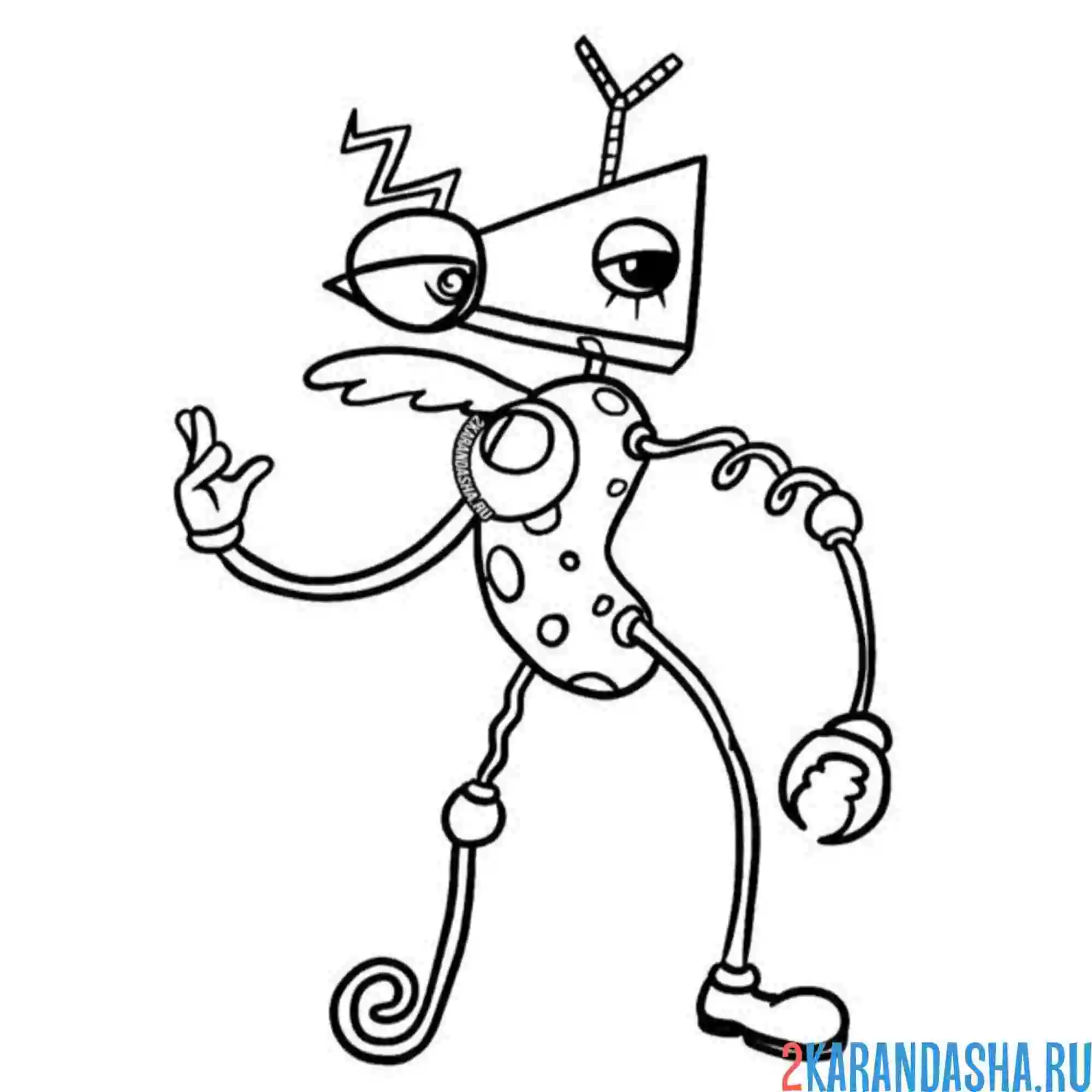 Раскраска зубл