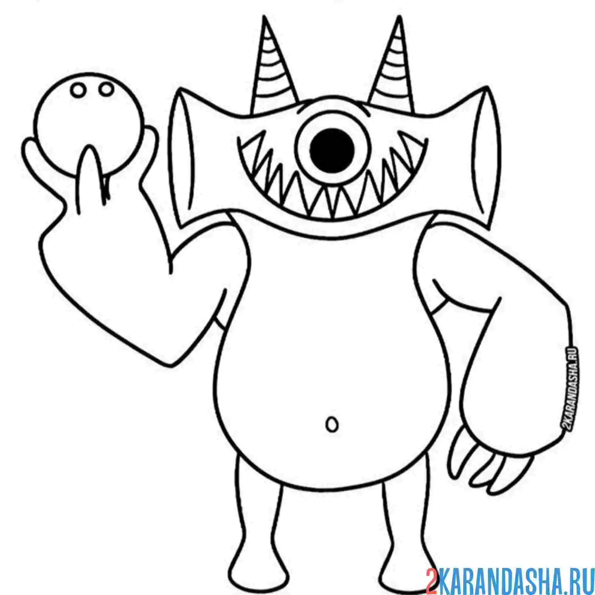 Раскраска банбан бибо