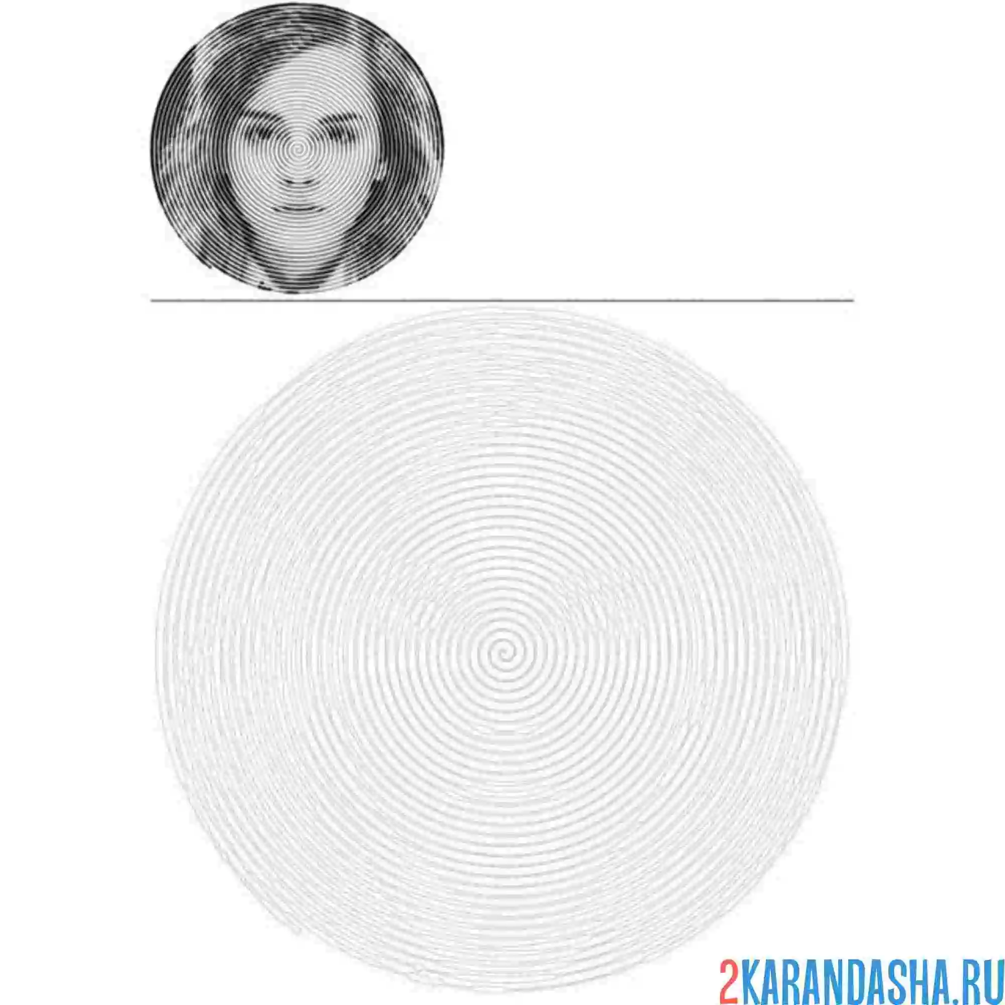 Раскраска гермиона грейнджер портрет