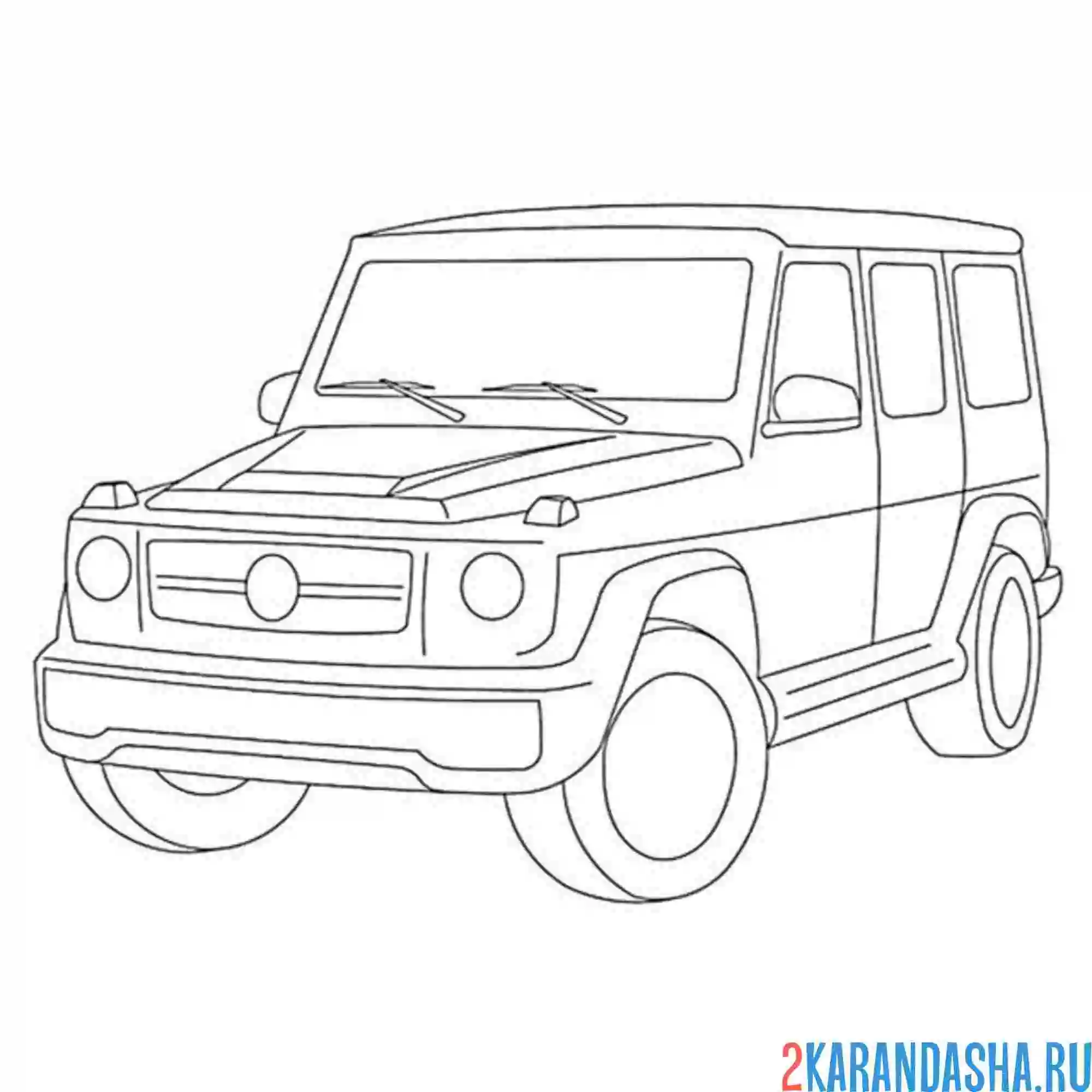 Раскраска гелик мощный