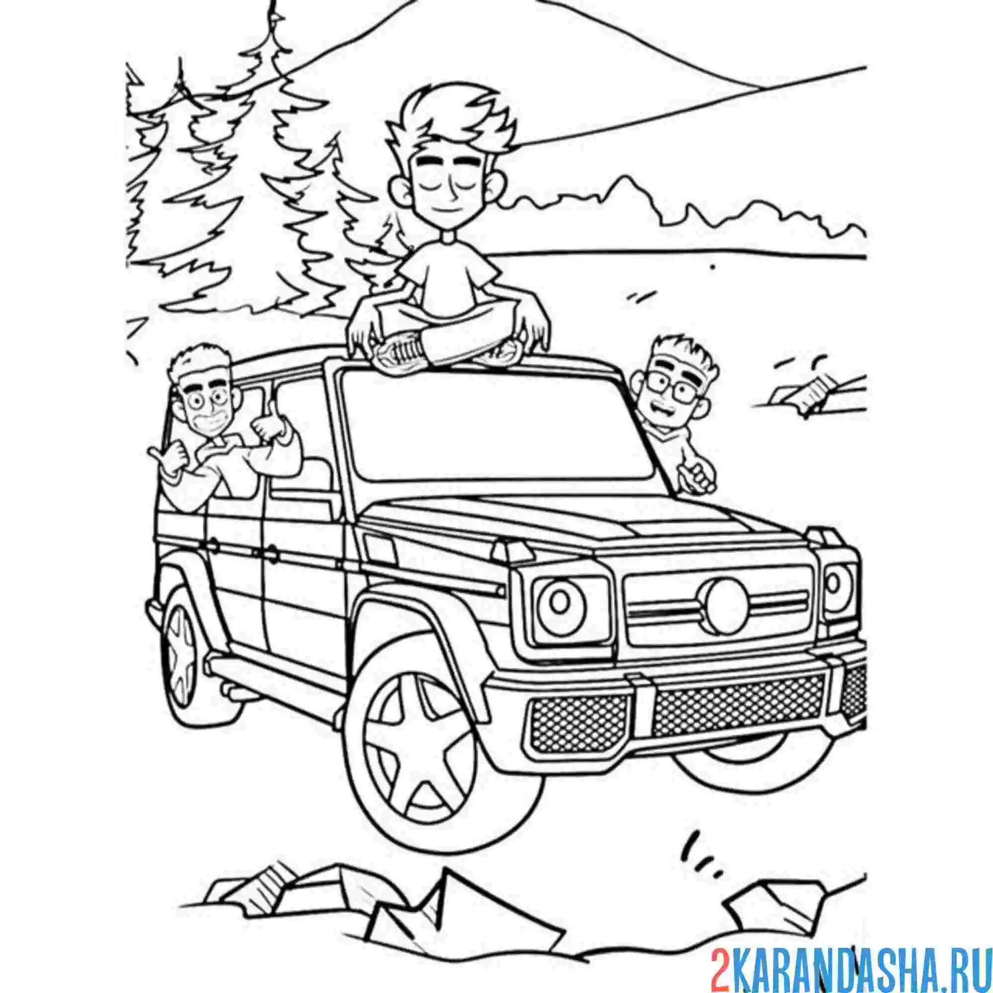 Раскраска влад а4 на гелике