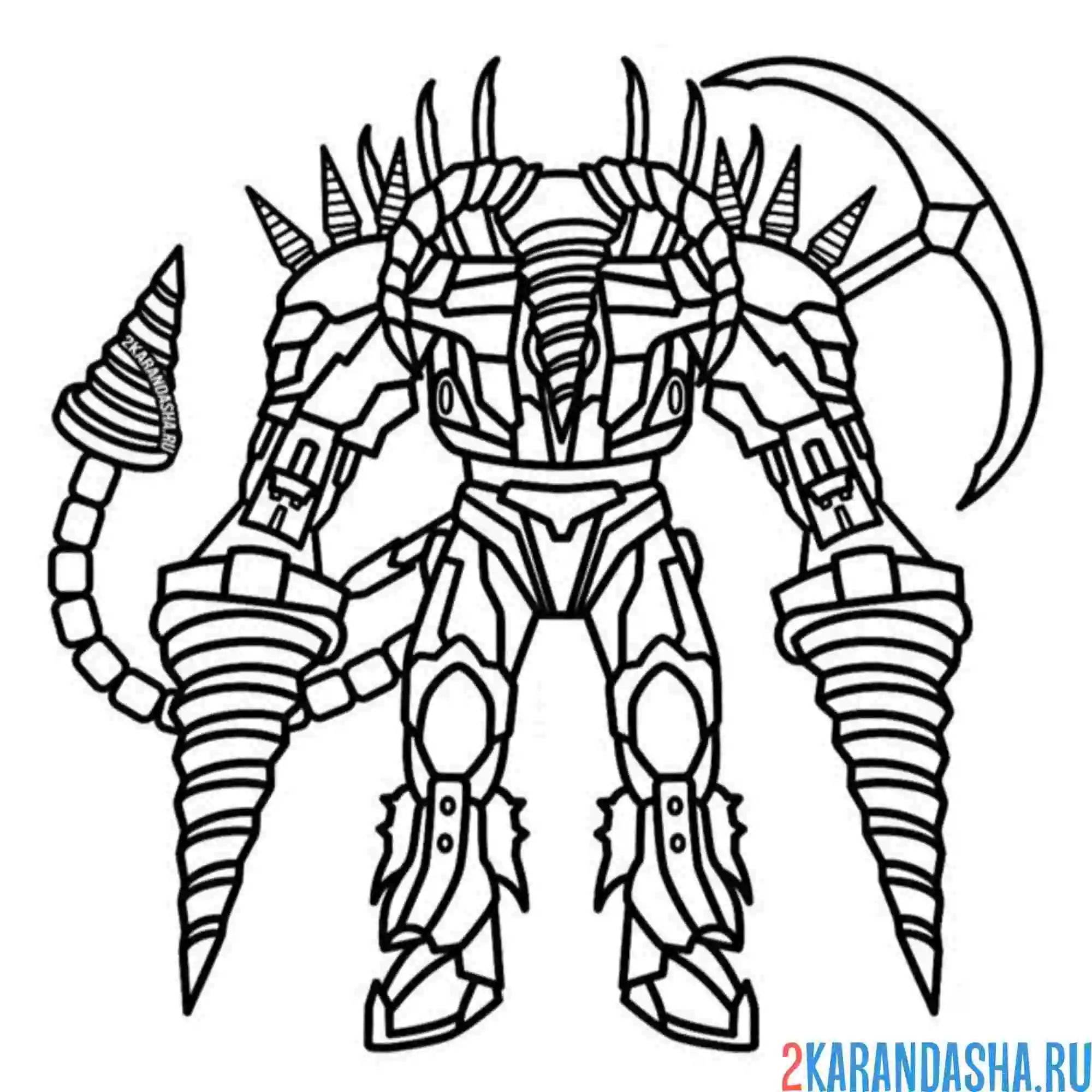 Раскраска апгрейд титан дрельмен скибиди