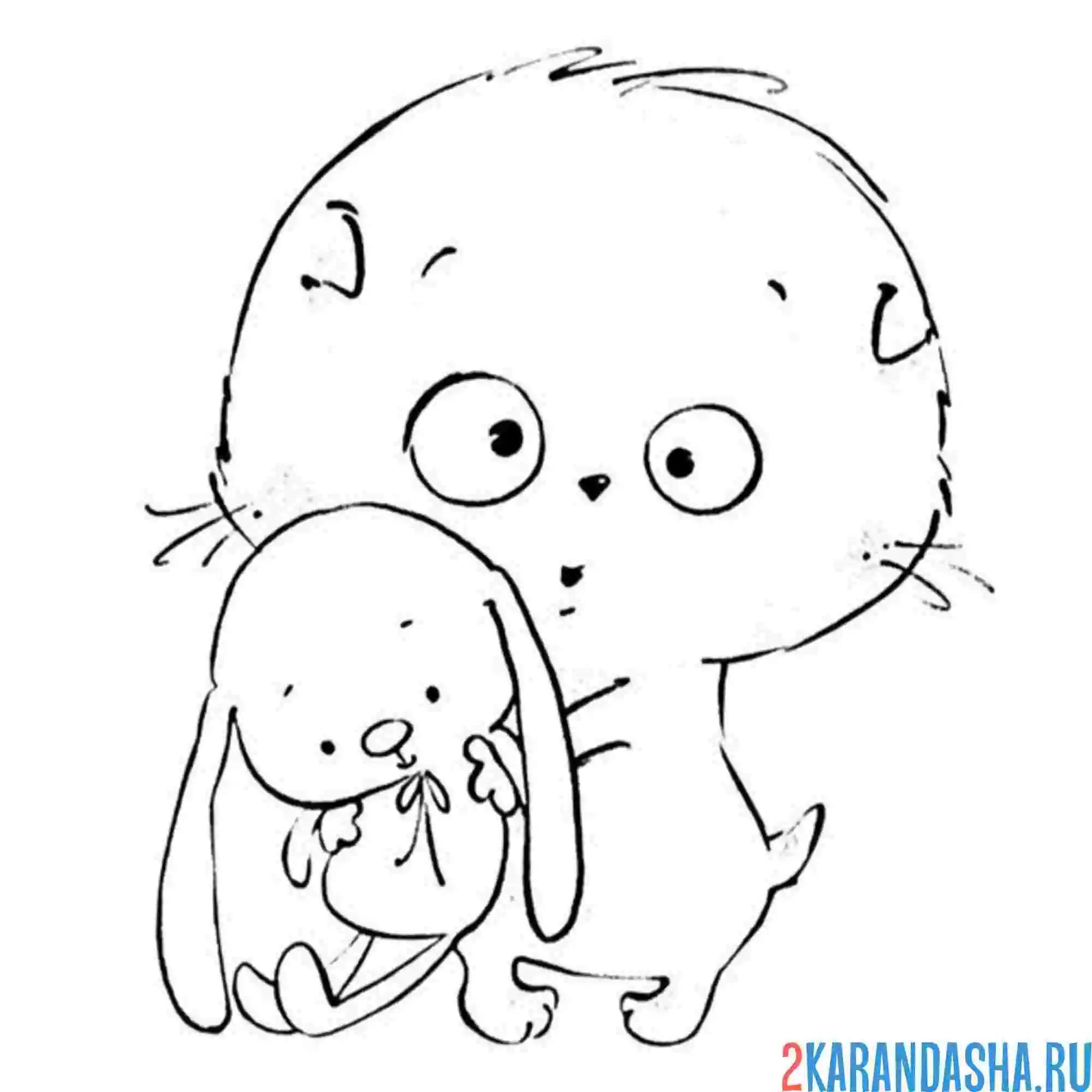 Раскраска басик и игрушка