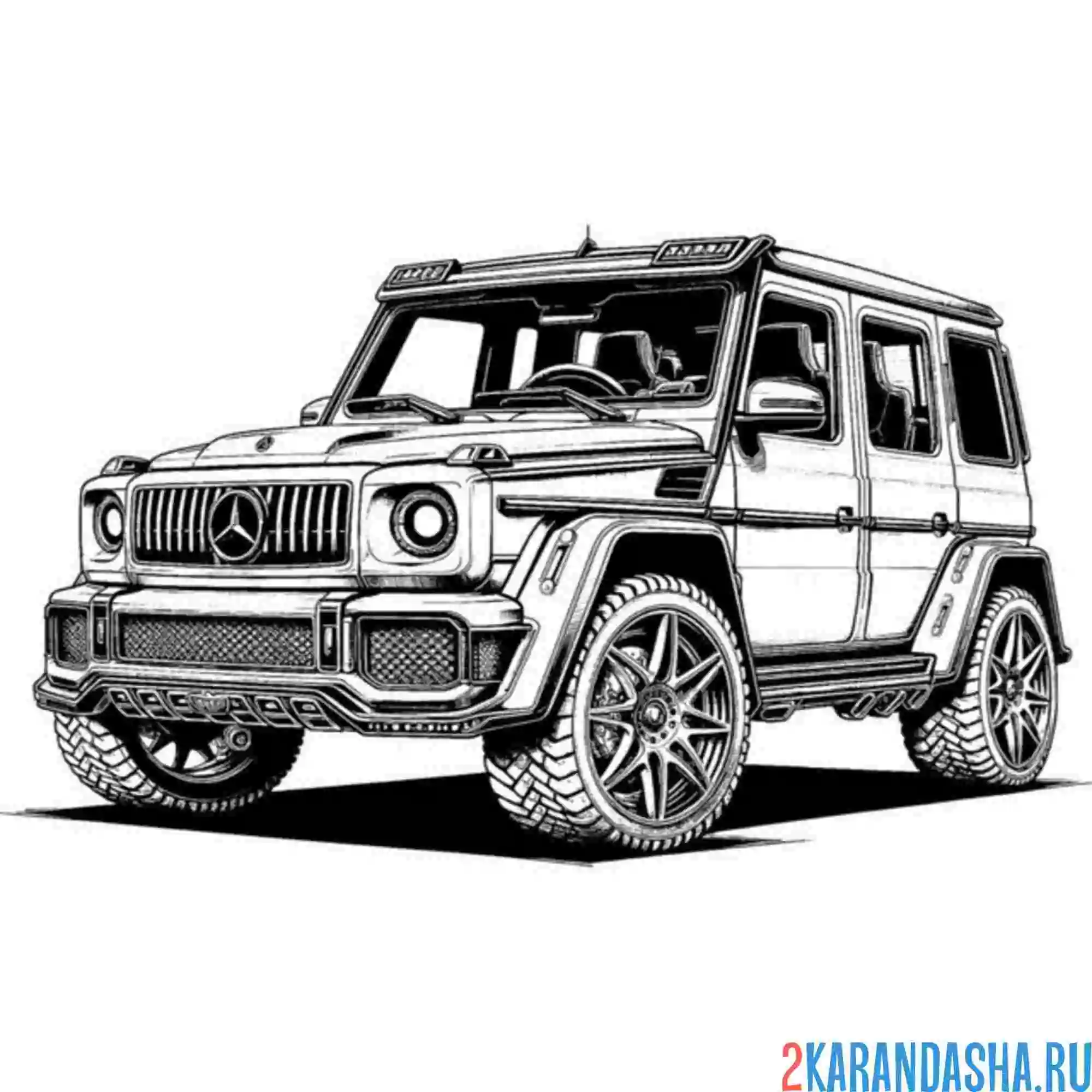 Раскраска новый гелик на больших дисках