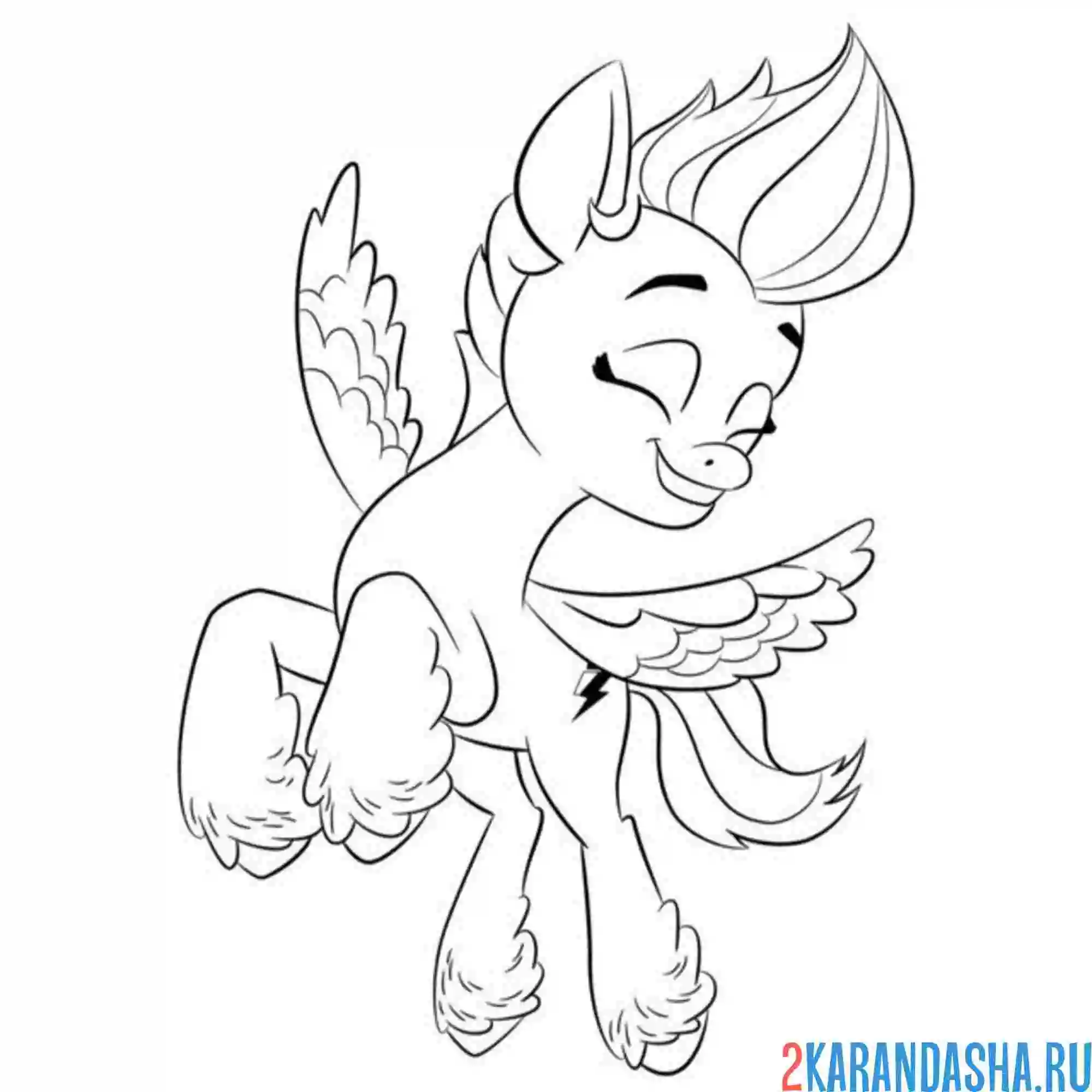 Раскраска зипп шторм