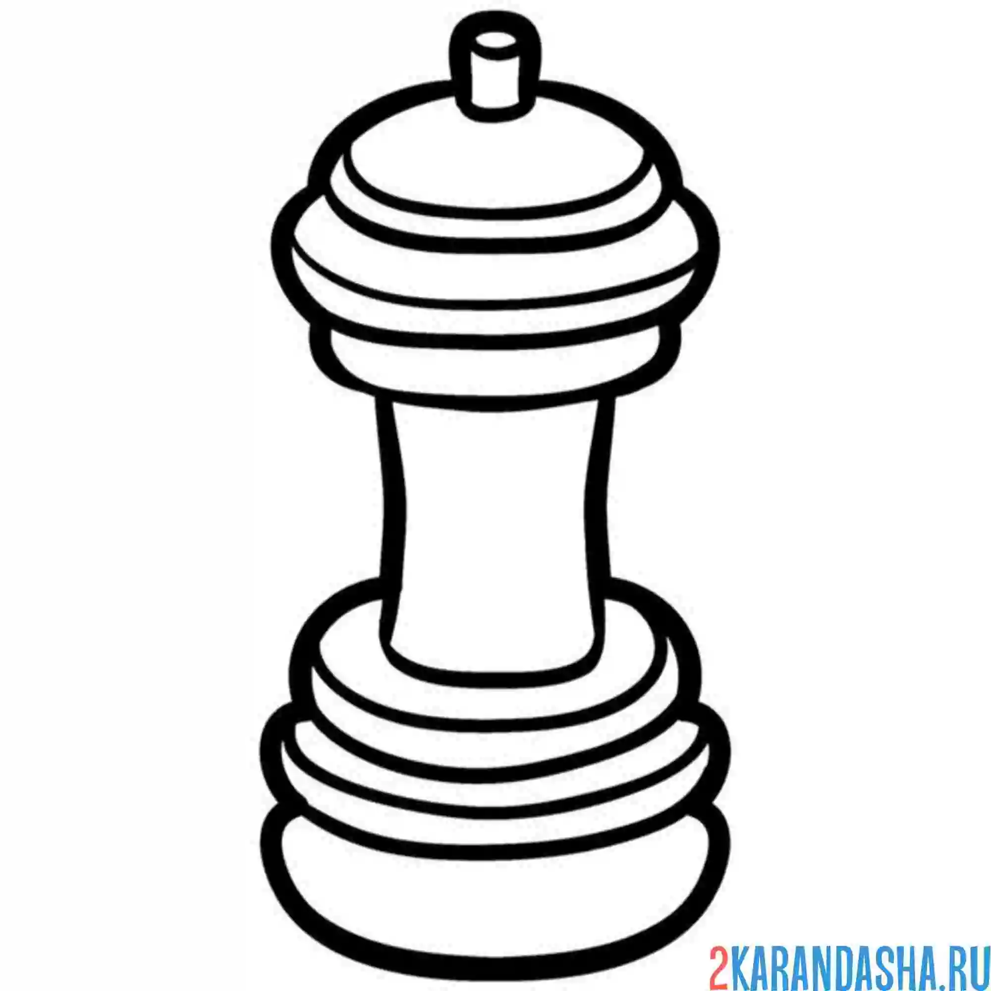 Раскраска перечница и солонка